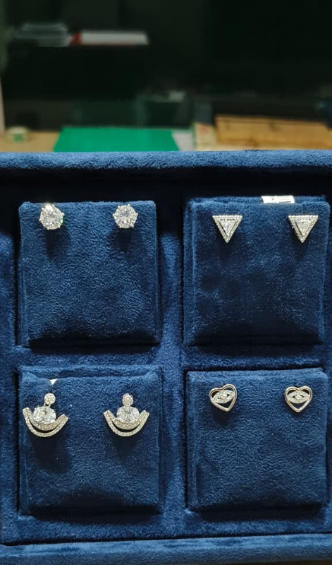 925 Silver Earrings: Mohan Creations – Best Jewellery Store Giridih, Jharkhand Mathadih, Jharkhand 815301, India