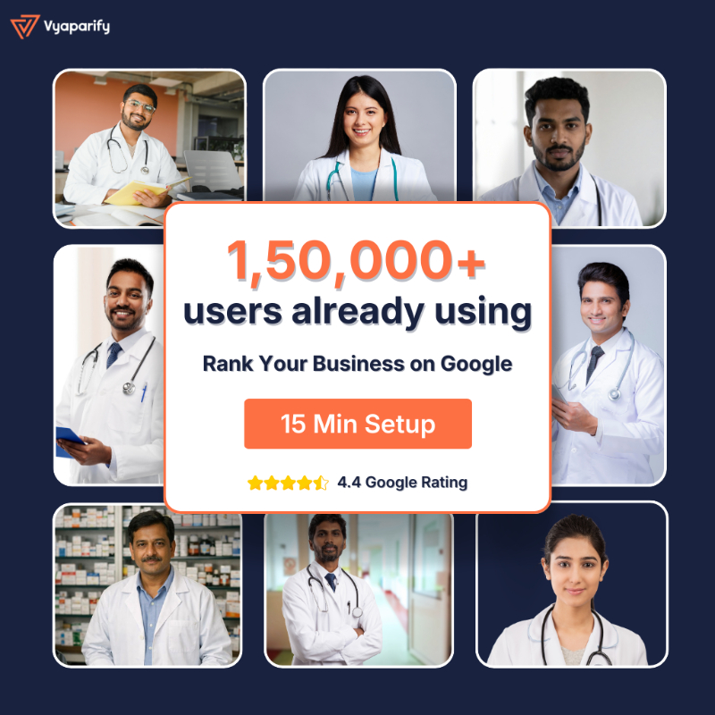  SEO for Doctors – Local SEO & Medical SEO Services Vyaparify Mumbai, Maharashtra 400037, India