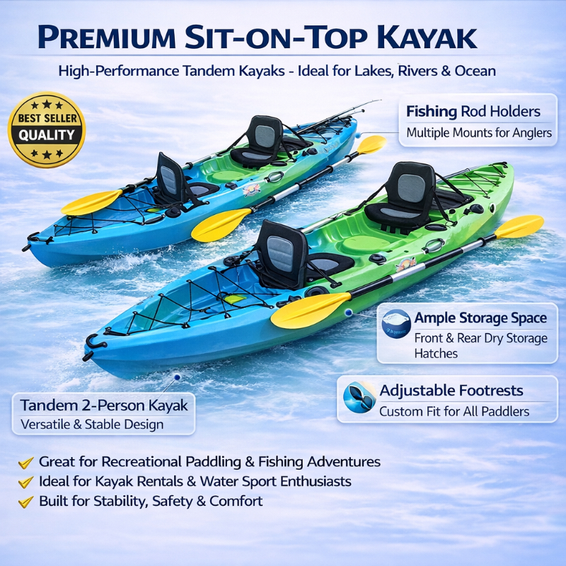 Professional Kayak Boat for Commercial Use | 2 Seater Water Ride for Resorts, Lakes in Mumbai SHIVA ENTERPRISES Laxmi Classic Building, Laxmi Park, Mira Bhayandar Road, Mira Road East