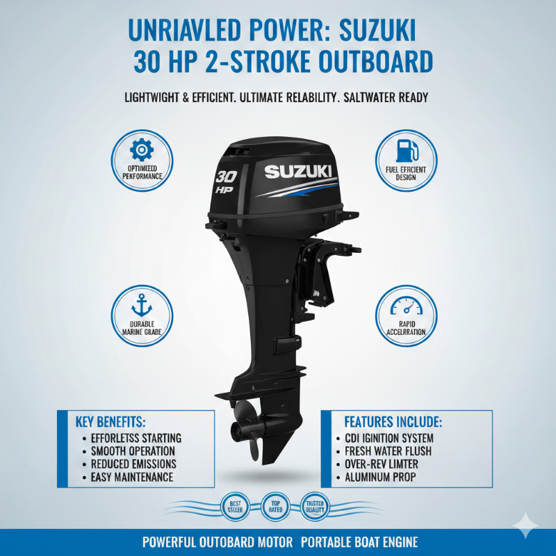 Suzuki 30HP 2 Stroke Boat Engine – High Power Fuel Efficient Outboard Motor for Fishing Boats & Recreational Watercraft Use in Mumbai-https://i-media.vyaparify.com/vcards/products/309304/product_1771504213_69970255183e8.png Image