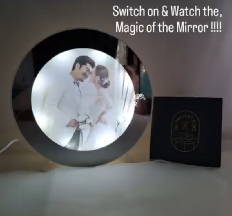 Magic mirror and Photo frame Online Gift Store In Electronic City, Bangalore - The Present Place B606, Aratt Milano Apartment, Nirmala Vidyalaya Road, Gattahalli, Bangalore