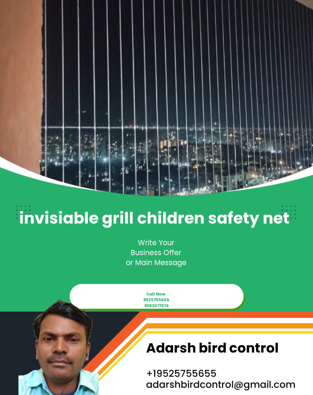 Invisiable grill ADARSH BIRDS CONTROL Pimpri-Chinchwad