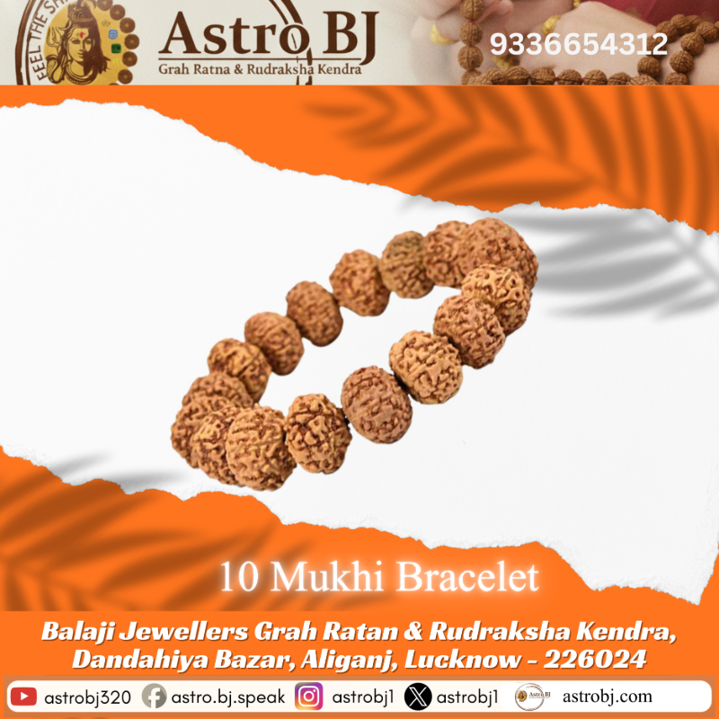 AstroBJ 10 Mukhi Rudraksha Bracelet "Siddh & Energised" A+++ Quality-https://i-media.vyaparify.com/vcards/products/309417/product_1771660329_699964294fe27.png Image