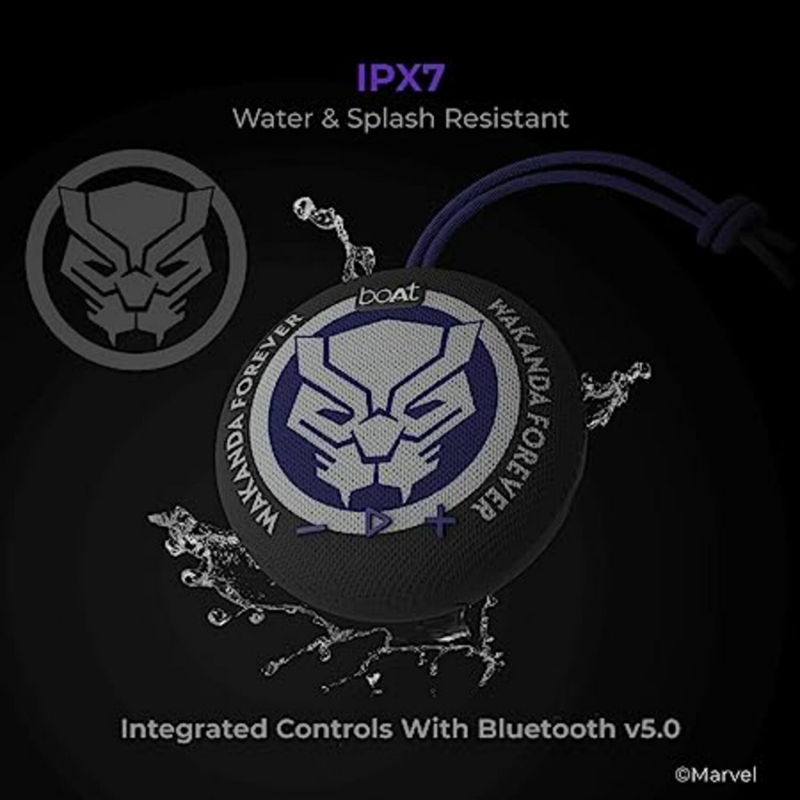 boAt Stone 190 - Black Panther Marvel Edition-https://i-media.vyaparify.com/vcards/products/309547/product_1771875231_699cab9f74be1.jpeg Image