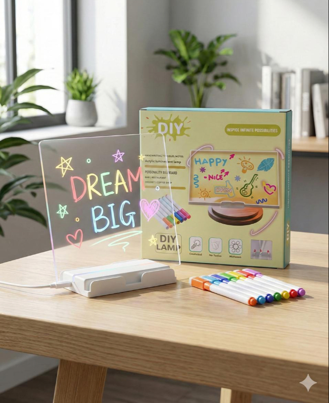 Acrylic Luminescent lamp 19.5xm X 19.5 cm Online Gift Store In Electronic City, Bangalore - The Present Place B606, Aratt Milano Apartment, Nirmala Vidyalaya Road, Gattahalli, Bangalore