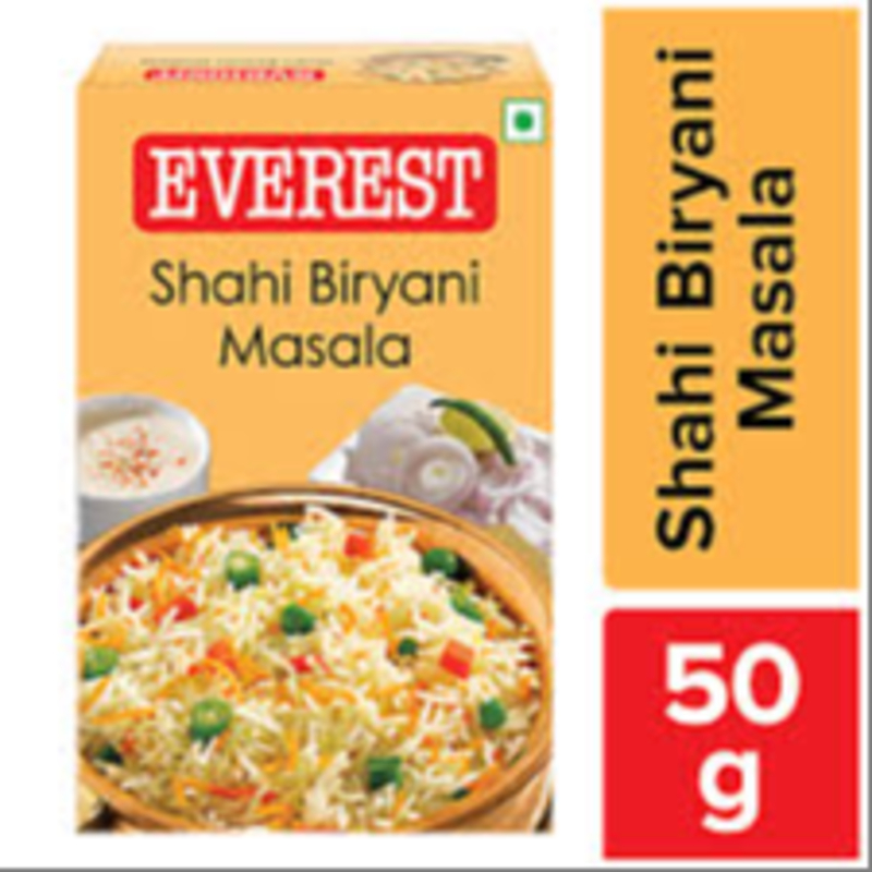  Everest Shahi Biryani Masala Carton 50 Gm NXTGEN SUPERMARKET SHOP NO 5A ZEONBUILDING BHAKTI PARKWADALA EAST MUMBAI