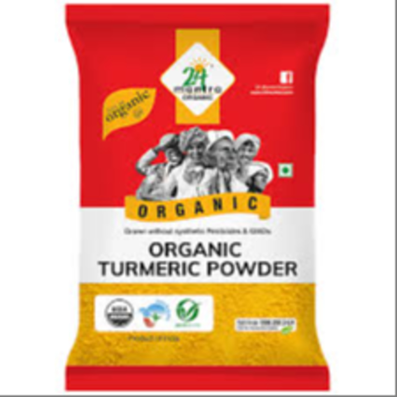  24 MANTRA ORGANIC TURMERIC POWDER NXTGEN SUPERMARKET SHOP NO 5A ZEONBUILDING BHAKTI PARKWADALA EAST MUMBAI