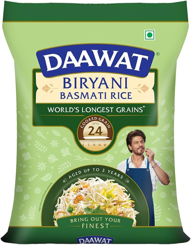  DAAWAT BIRYANI BASMATI RICE 5KG NXTGEN SUPERMARKET SHOP NO 5A ZEONBUILDING BHAKTI PARKWADALA EAST MUMBAI