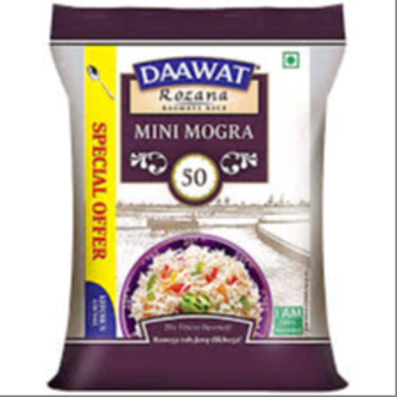  DAAWAT ROZANA MINI MOGRA 5KG NXTGEN SUPERMARKET SHOP NO 5A ZEONBUILDING BHAKTI PARKWADALA EAST MUMBAI
