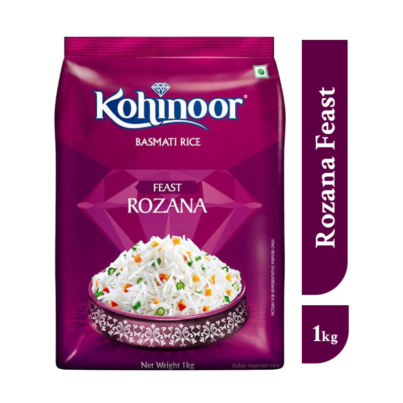  KOHINOOR BASMATI RICE FEAST ROZANA 1KG NXTGEN SUPERMARKET SHOP NO 5A ZEONBUILDING BHAKTI PARKWADALA EAST MUMBAI