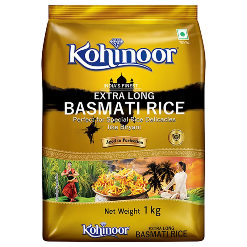  KOHINOOR EXTRA LONG BASMATI RICE S 1KG NXTGEN SUPERMARKET SHOP NO 5A ZEONBUILDING BHAKTI PARKWADALA EAST MUMBAI