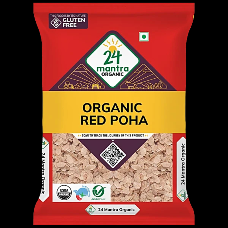  24Mantra Red Poha 500G NXTGEN SUPERMARKET SHOP NO 5A ZEONBUILDING BHAKTI PARKWADALA EAST MUMBAI