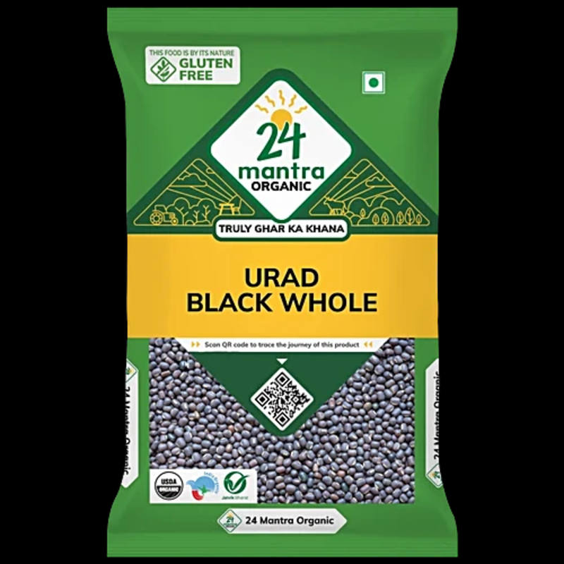  24 MANTRA ORGANIC URAD BLACK WHOLE 500G NXTGEN SUPERMARKET SHOP NO 5A ZEONBUILDING BHAKTI PARKWADALA EAST MUMBAI