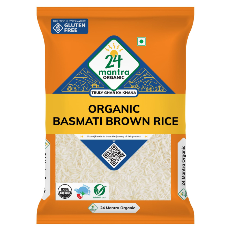  24 MANTRA ORGANIC BASMATI BROWN RICE NXTGEN SUPERMARKET SHOP NO 5A ZEONBUILDING BHAKTI PARKWADALA EAST MUMBAI