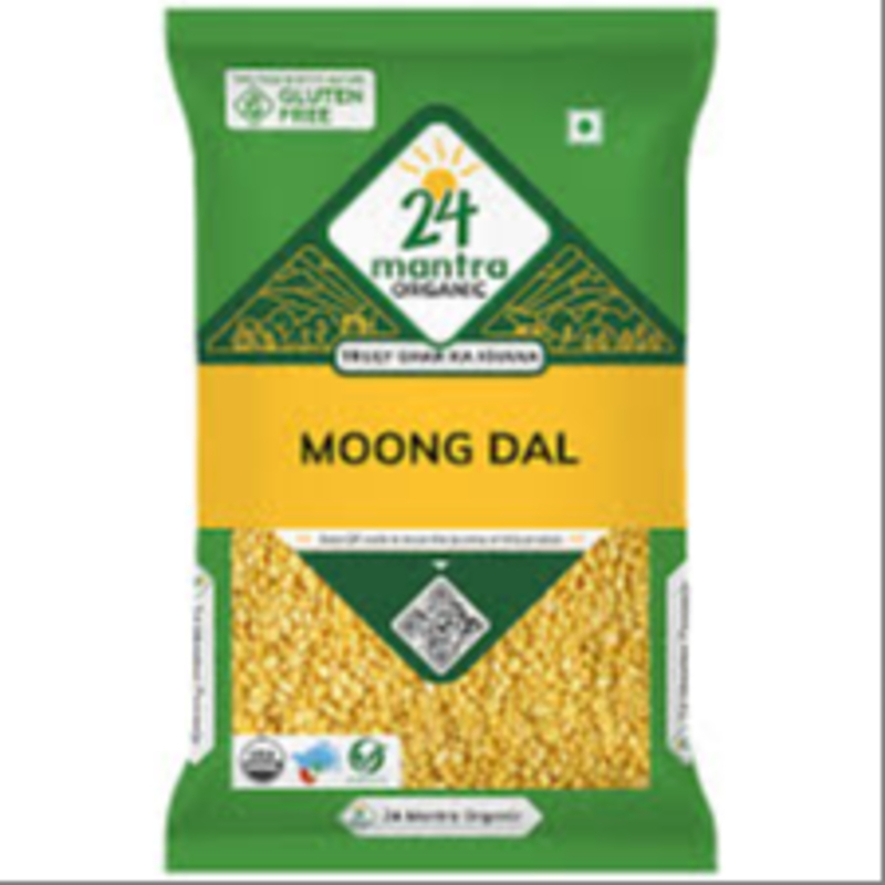  24Mantra ORGANIC MOONG DAL 500G NXTGEN SUPERMARKET SHOP NO 5A ZEONBUILDING BHAKTI PARKWADALA EAST MUMBAI