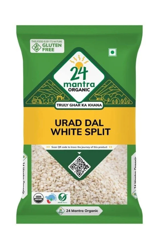  24Mantra ORGANIC URAD WHITE SPLIT  500G NXTGEN SUPERMARKET SHOP NO 5A ZEONBUILDING BHAKTI PARKWADALA EAST MUMBAI