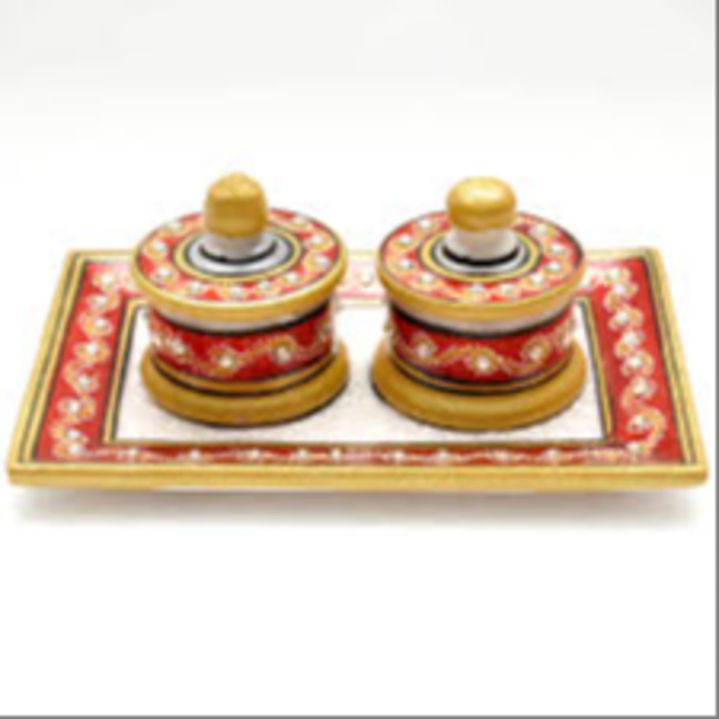 Handcraft Jaipuri bowl Indian Art Gallery - Moonj And Hand Made Product Agra Western Gate, Kinari Bazar, Purani Mandi, Tajganj, Agra, Uttar Pradesh 282001, India