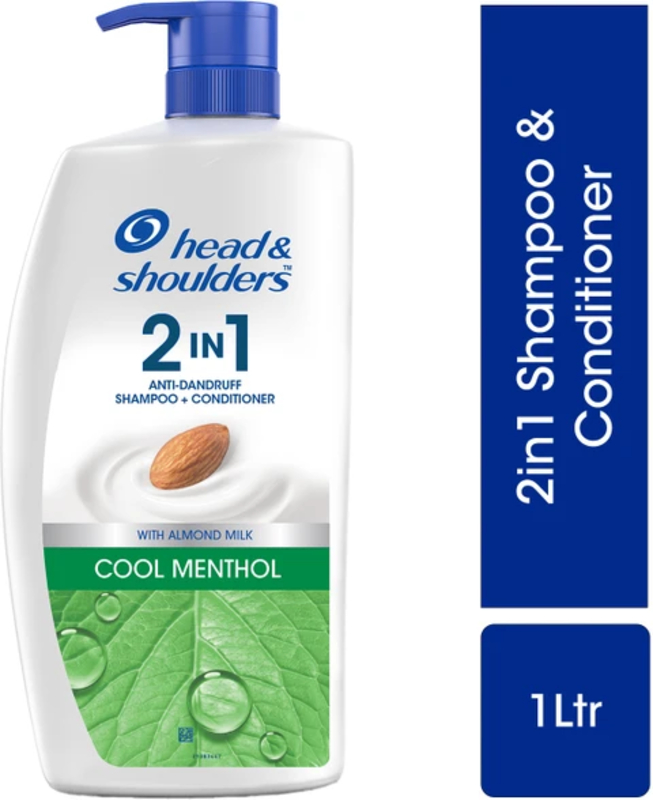  Head and shoulder 2in1 anti dandruff shampoo+conditioner with alomond milk cool menthol 72ml NXTGEN SUPERMARKET SHOP NO 5A ZEONBUILDING BHAKTI PARKWADALA EAST MUMBAI