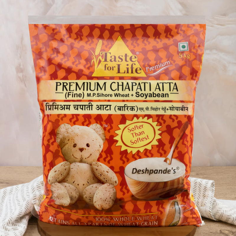  DESHPANDE PREMIUM CHAPATI ATTA SOYABEAN 5KG NXTGEN SUPERMARKET SHOP NO 5A ZEONBUILDING BHAKTI PARKWADALA EAST MUMBAI