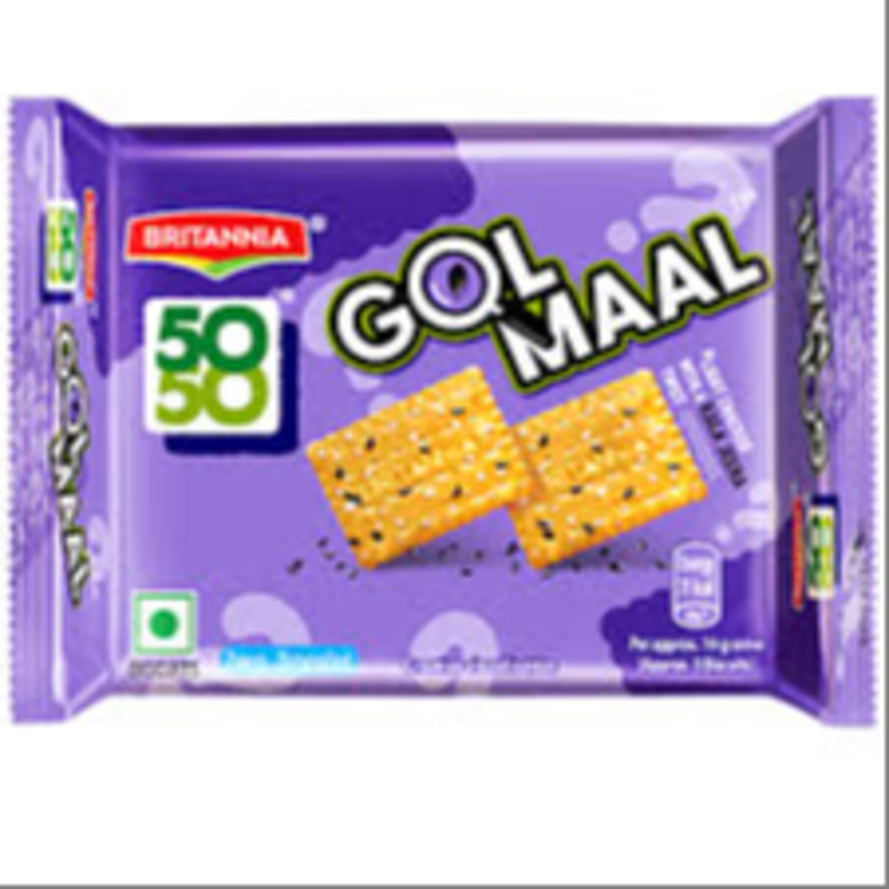  BRITANIA 5050 GOL MAAL 57G NXTGEN SUPERMARKET SHOP NO 5A ZEONBUILDING BHAKTI PARKWADALA EAST MUMBAI