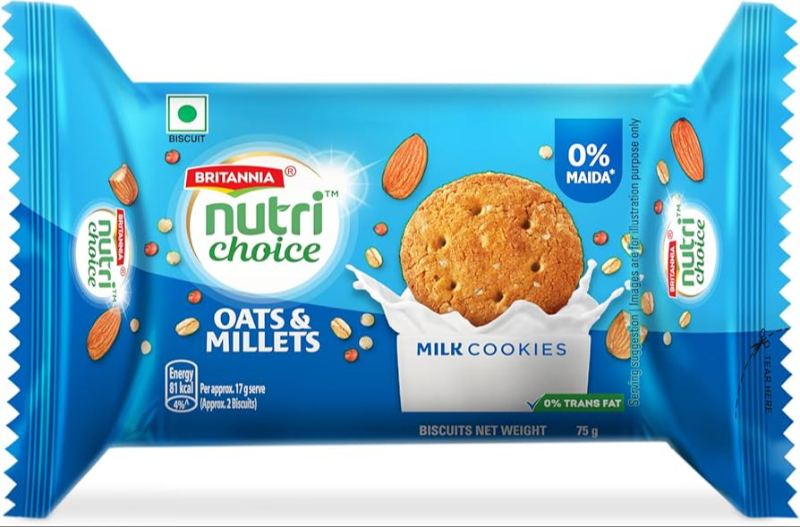  Britannia Nutrichoice Digestive 75G NXTGEN SUPERMARKET SHOP NO 5A ZEONBUILDING BHAKTI PARKWADALA EAST MUMBAI