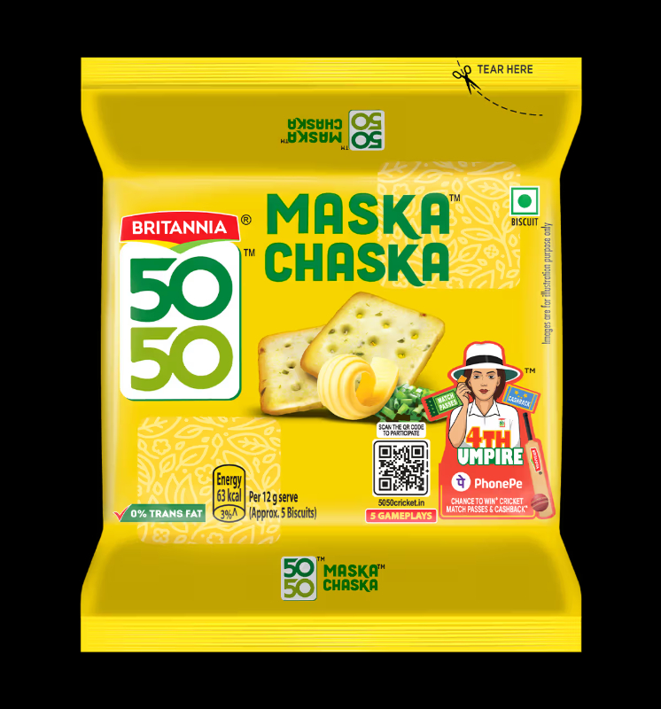  BRITANNIA Maska chaska 100G NXTGEN SUPERMARKET SHOP NO 5A ZEONBUILDING BHAKTI PARKWADALA EAST MUMBAI
