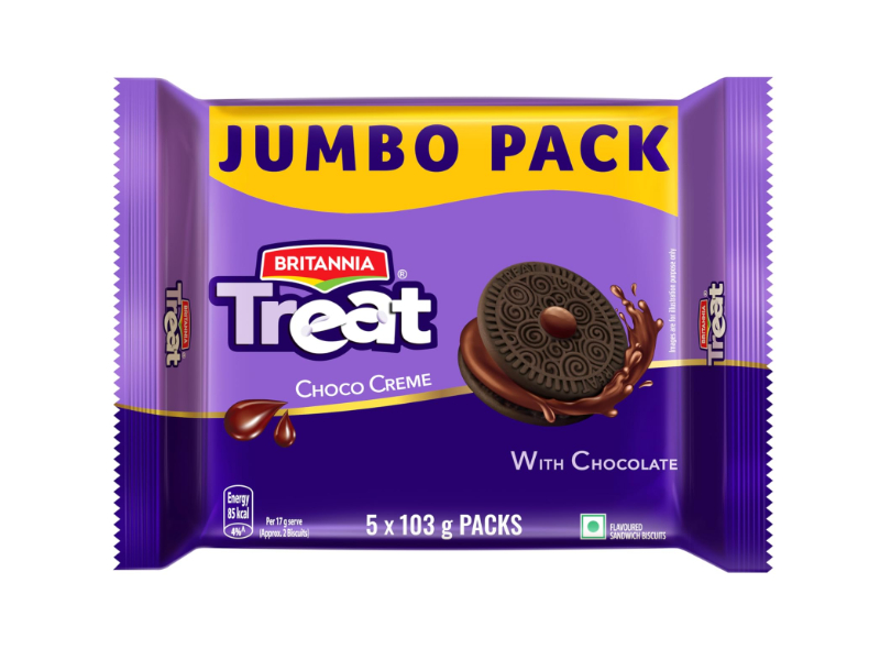  BRITANNIA TREAT CHOCO CREME 51G NXTGEN SUPERMARKET SHOP NO 5A ZEONBUILDING BHAKTI PARKWADALA EAST MUMBAI
