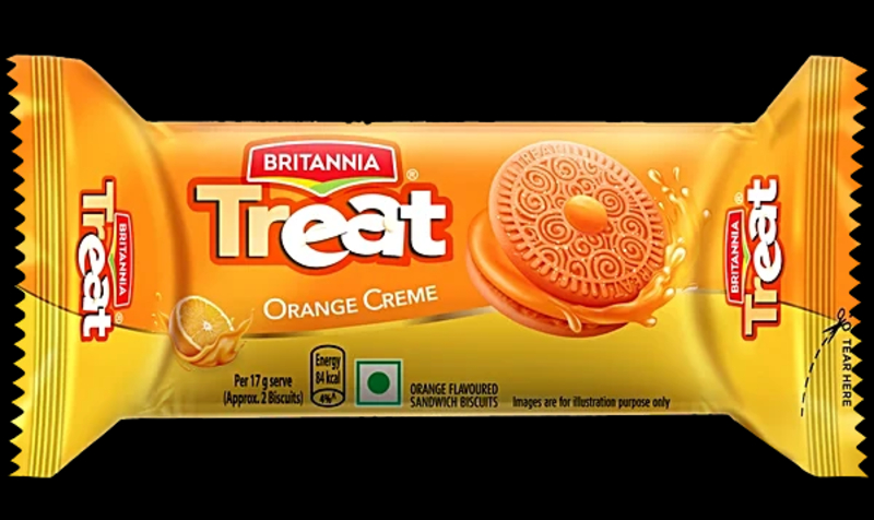  Brtania Treat Orange Cream 51g NXTGEN SUPERMARKET SHOP NO 5A ZEONBUILDING BHAKTI PARKWADALA EAST MUMBAI