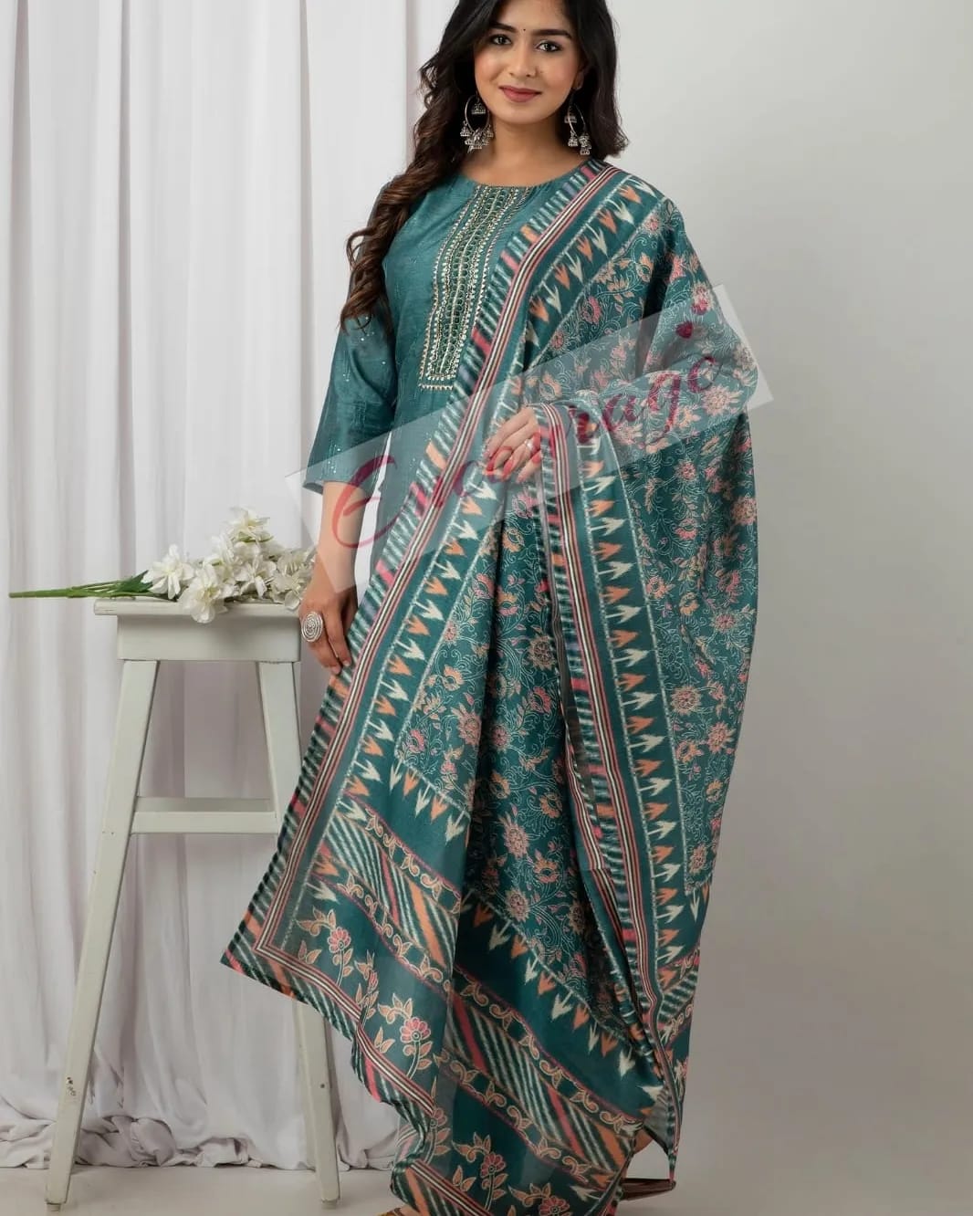 Silk Suit set | PRIYA GARG | G-32, Ashirwad Complex KANADIA Road, Indore.