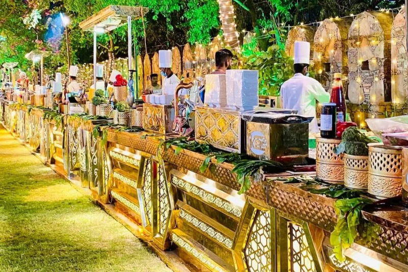  Luxury wedding caterers in Indore Aastha Caterers & Event Organiser 1207 Sky Corporate 7th Floor 706 Vijay Nager Indore