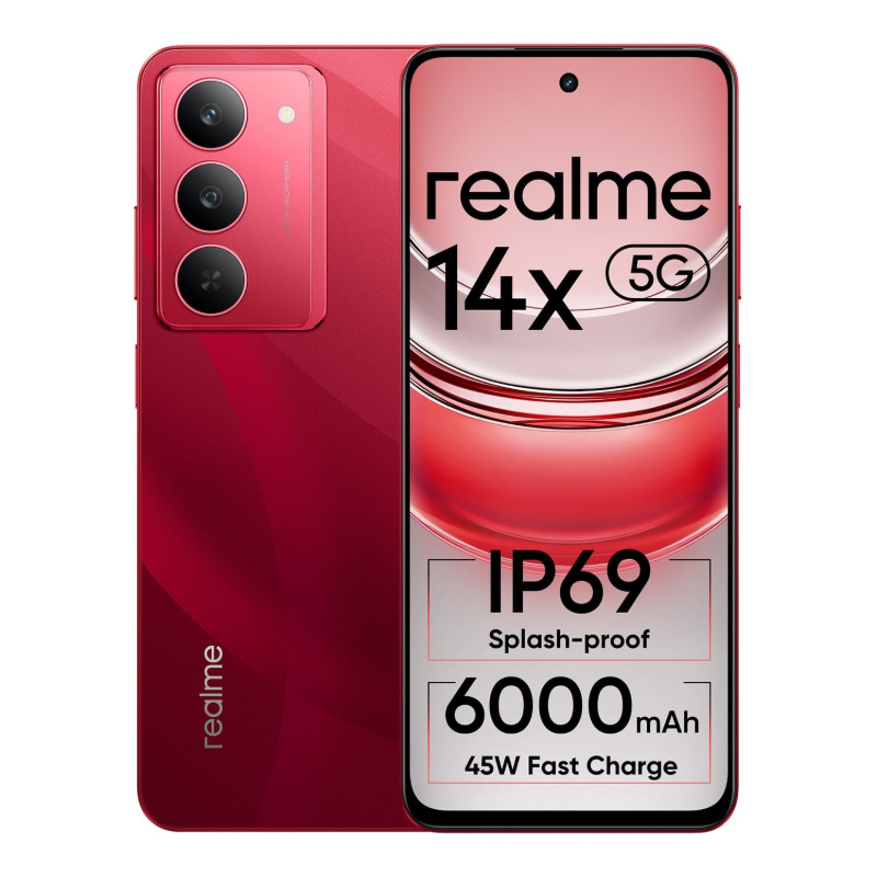 realme 14x 5G 6+128GB Tannu Computer And Mobiles Kishan Chowk Bharar Rode Jamgaon R