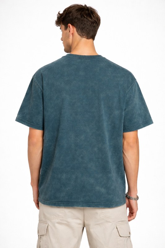 Testros Drop Shoulder Oversized T-Shirt – Acid Wash – 240 GSM – dark green-https://i-media.vyaparify.com/vcards/products/311515/product_1773816050_69ba48f2be11e.jpeg Image