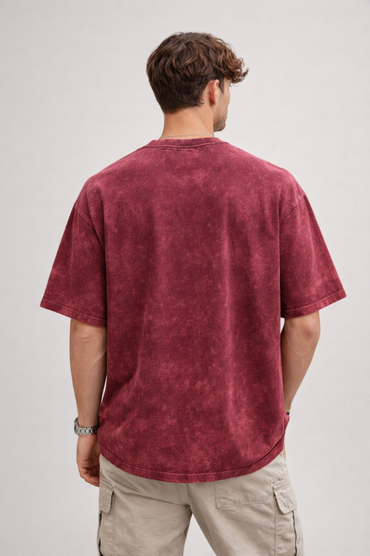 Testros Drop Shoulder Oversized T-Shirt – Acid Wash – 240 GSM –Maroon-https://i-media.vyaparify.com/vcards/products/311629/product_1774015809_69bd5541bbc0e.jpeg Image