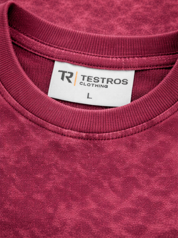 Testros Drop Shoulder Oversized T-Shirt – Acid Wash – 240 GSM –Maroon-https://i-media.vyaparify.com/vcards/products/311630/product_1774015809_69bd5541ec3b8.jpeg Image