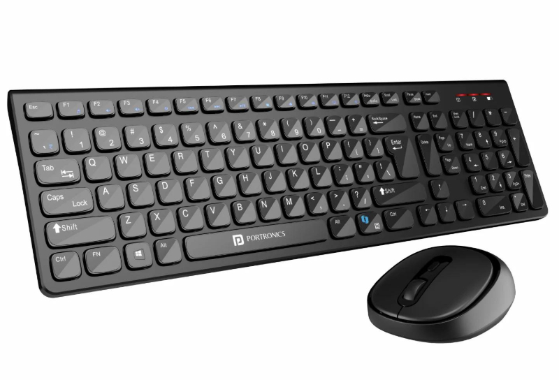Portronics Wireless Keyboard and Mouse Combo in Sainikpuri Ergonomic Design-https://i-media.vyaparify.com/vcards/products/311711/product_1774265146_69c1233ad1a02.jpeg Image