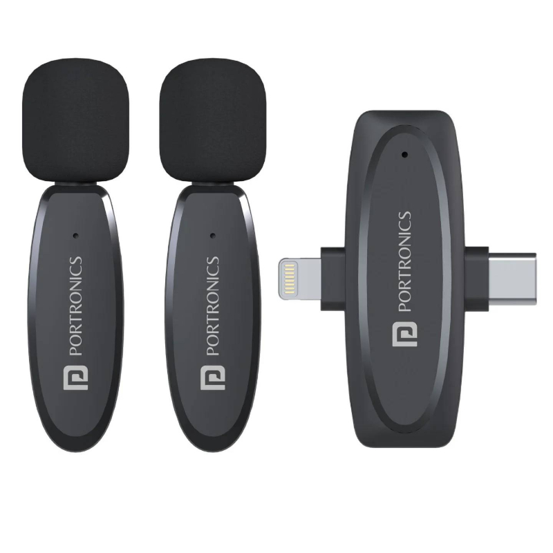 Portronics Wireless Dual Microphone System in Sainikpuri Crisp Audio Capture-https://i-media.vyaparify.com/vcards/products/311713/product_1774265305_69c123d996cb8.jpeg Image