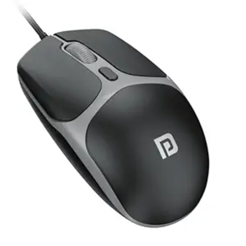 Portronics Toad 103 Wired Optical Mouse with 2400 DPI, Plug & Play, Ambidextrous, Hi-Optical Tracking, 1.5M Cable Length, 30 Lakhs Click Life, Ergonomic Mouse for Comfortable All-Day Grip (Black)-https://i-media.vyaparify.com/vcards/products/311716/product_1774265395_69c12433bf46c.jpeg Image