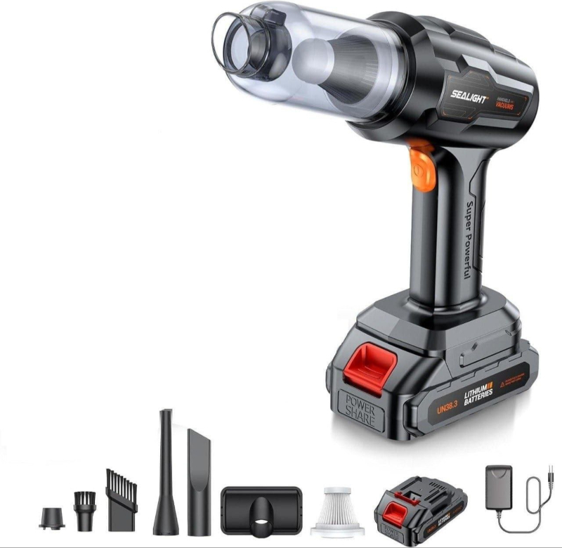 CORDLESS VACUUM CLEANER WITH BATTERY THE URBAN MART Opp. Blue Club & Sanjeevani Medical, Khodiyar Colony, Jamnagar
