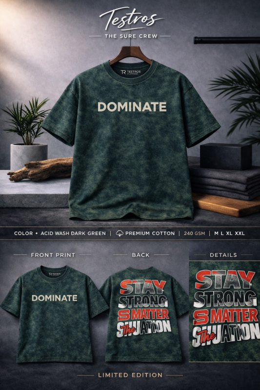 Testros Oversized Green Dominate Print T-Shirt 240 GSM-https://i-media.vyaparify.com/vcards/products/311908/product_1774529951_69c52d9fc636d.jpeg Image