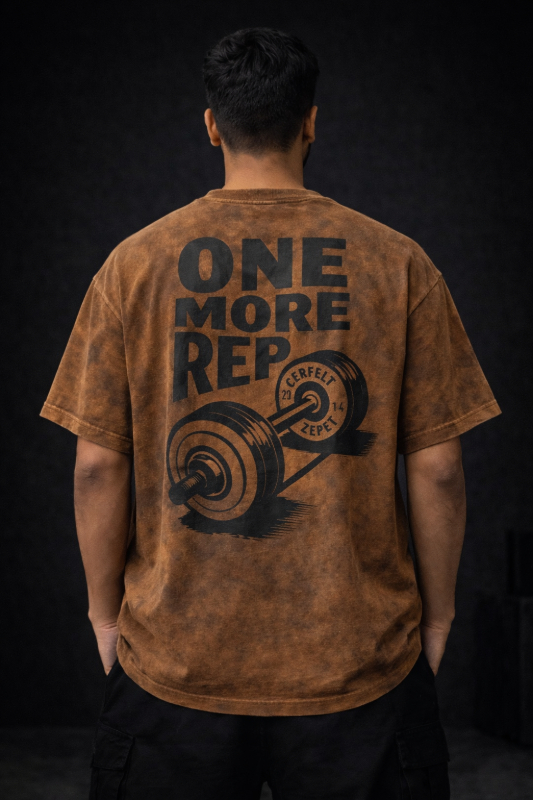 Testros Oversized Rust brown Strength Print T-Shirt 240 GSM-https://i-media.vyaparify.com/vcards/products/311910/product_1774530286_69c52eee735d1.jpeg Image