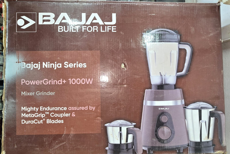 Bajaj Ninja Series PowerGrind+ 1000W Mixer Grinder M/S SURPRISE GAS STORE 