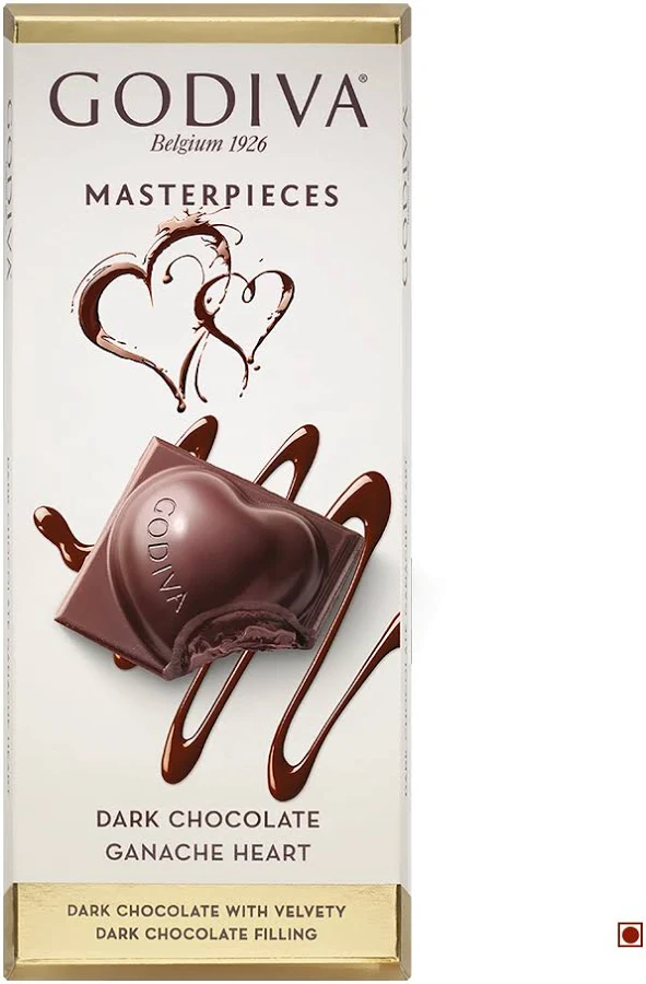  Godiva Masterpieces Dark Chocolate Ganache Heart 86G Choconuts - Best Chocolate & Dry Fruits Shop Shop No 1, Kumar Pavilion, East St, Next To PNG Showroom, Pune Cantonment, Pune, Maharashtra 411001, India