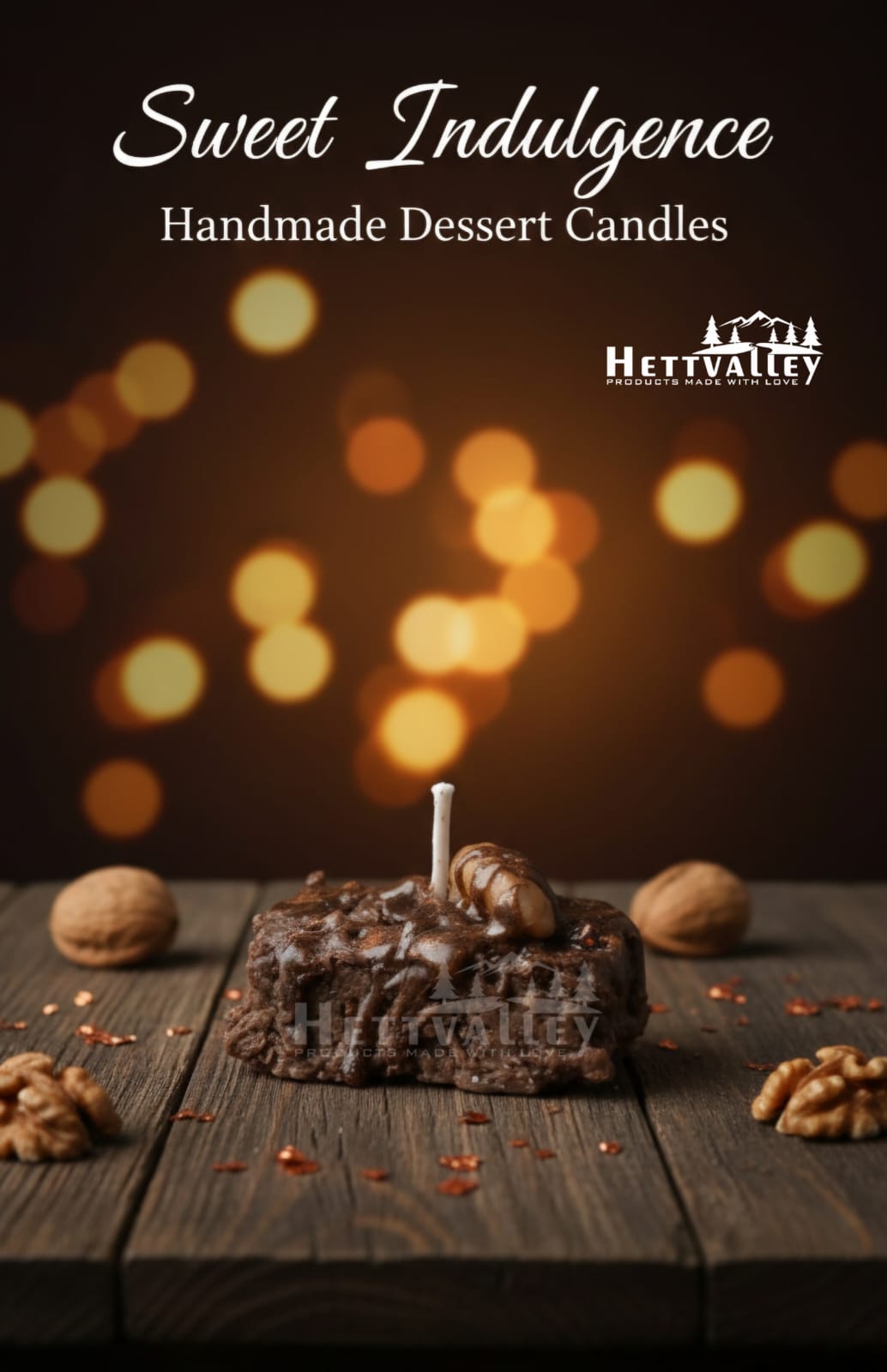  Brownie candle 99 with gst Coffee Fragrance Hettvalley 