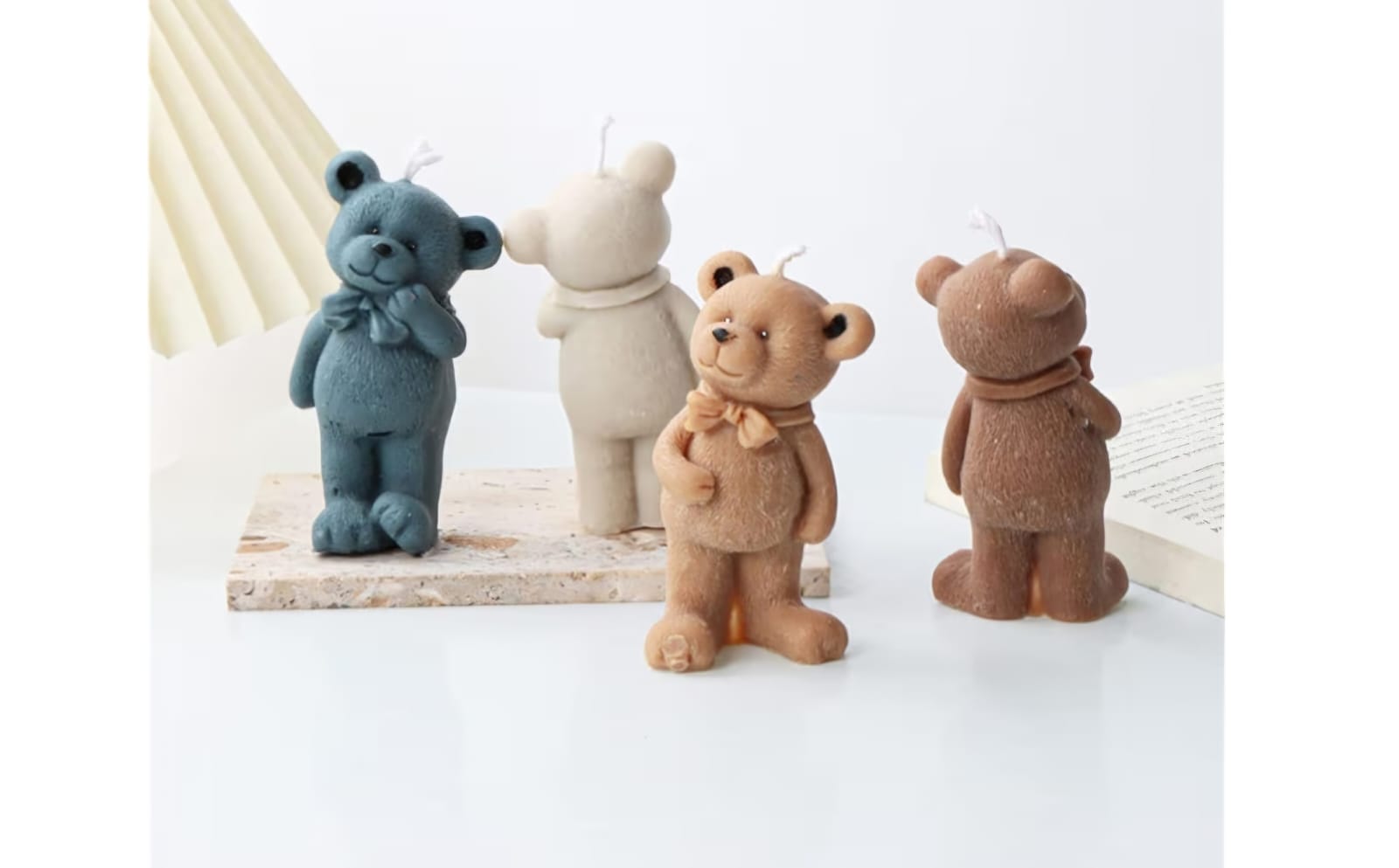  Teddy bear candle Hettvalley 