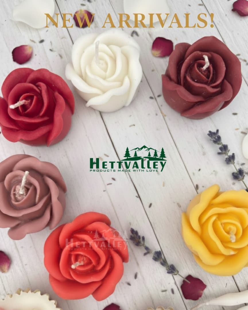  Rose candle pack of 3 Rs. 249 Hettvalley 