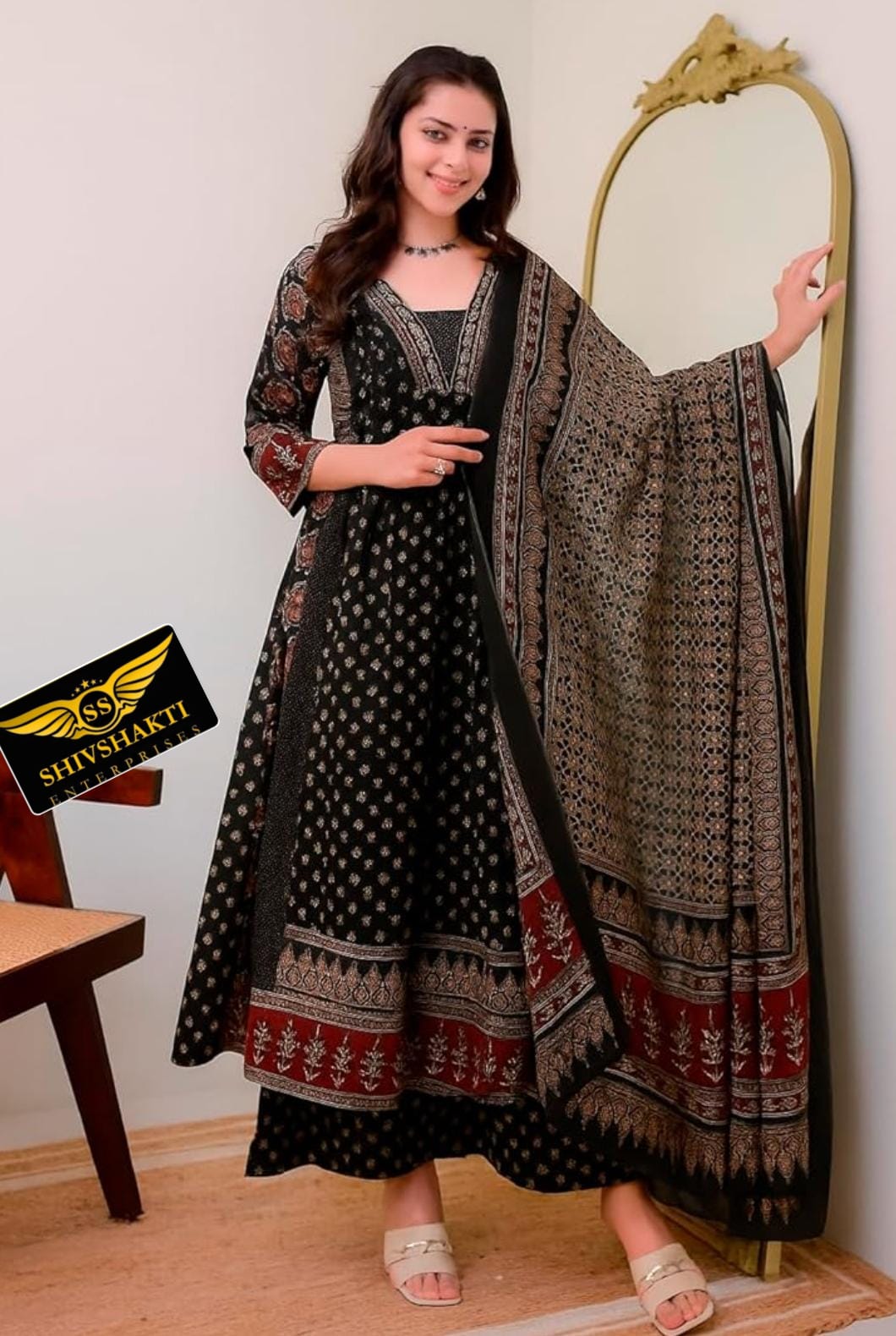 Women's Rayon Printed Anarkali Kurta and Pant with Dupatta Set-https://i-media.vyaparify.com/vcards/products/312445/product_1775646664_69d637c8de6e9.jpg Image