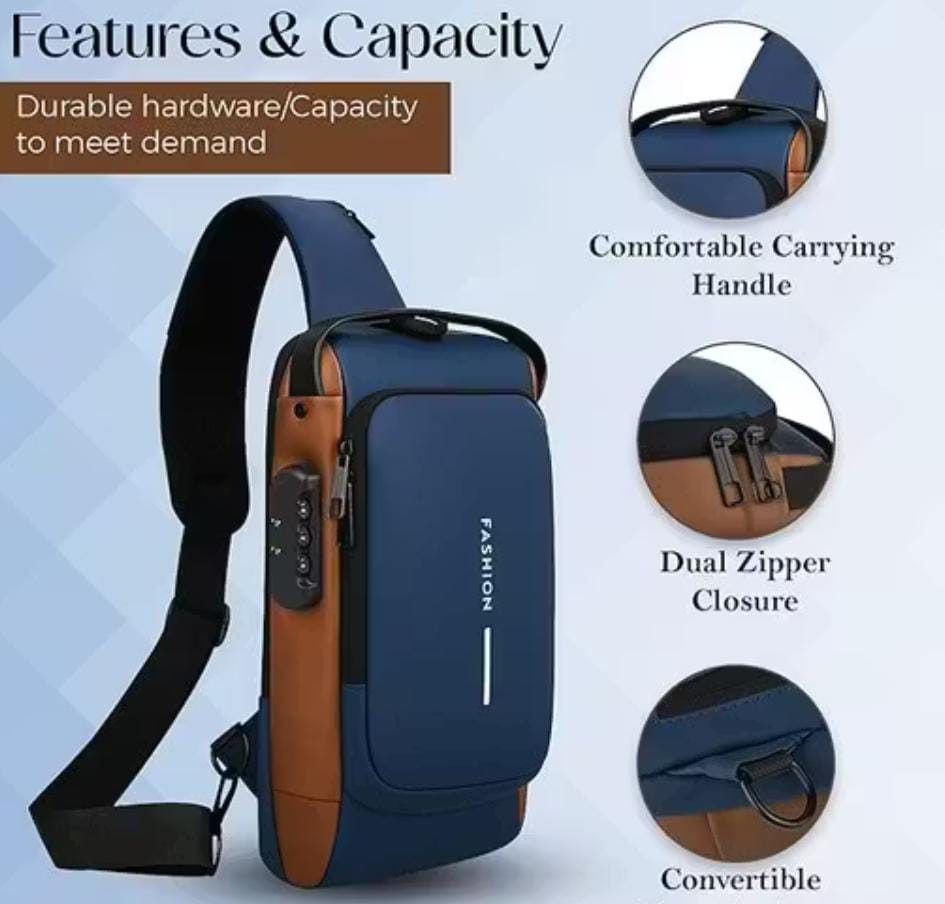 Waterproof Slim Crossbody Sling Bag Chest Backpack Men's Shoulder Bag-https://i-media.vyaparify.com/vcards/products/312450/product_1775646935_69d638d792d14.jpg Image