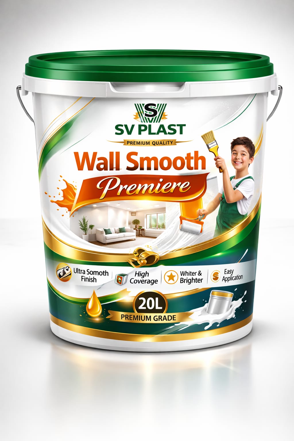 SV plast wall smooth Ayesha Enterprises - Gypsum Plaster Supplier Pudur, Jagtial