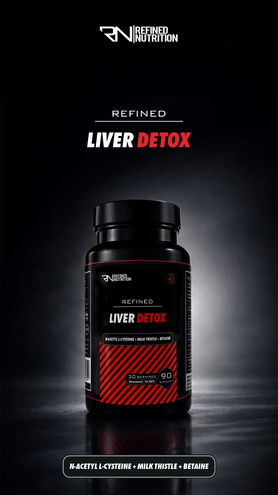 Refined Liver Detox 30 serving ,90 caps(Refined nutrition)-https://i-media.vyaparify.com/vcards/products/313072/product_1776255338_69df816a18742.webp Image