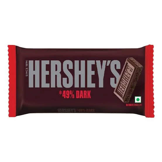  Hershey's 49%dark 100g NXTGEN SUPERMARKET SHOP NO 5A ZEONBUILDING BHAKTI PARKWADALA EAST MUMBAI